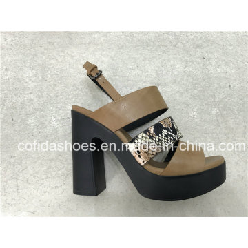 Simple Cool Sexy High Heels Fashion Snake Lady Sandals